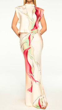 Misa Los Angeles - Sierra Skirt - beige - clothing - long - skirts