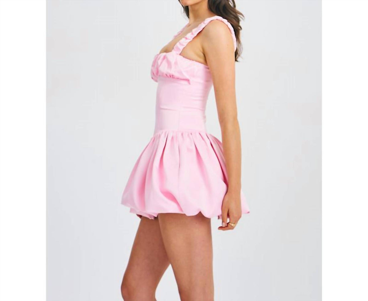 Miss Circle - Aubrey Bubble Mini Dress
