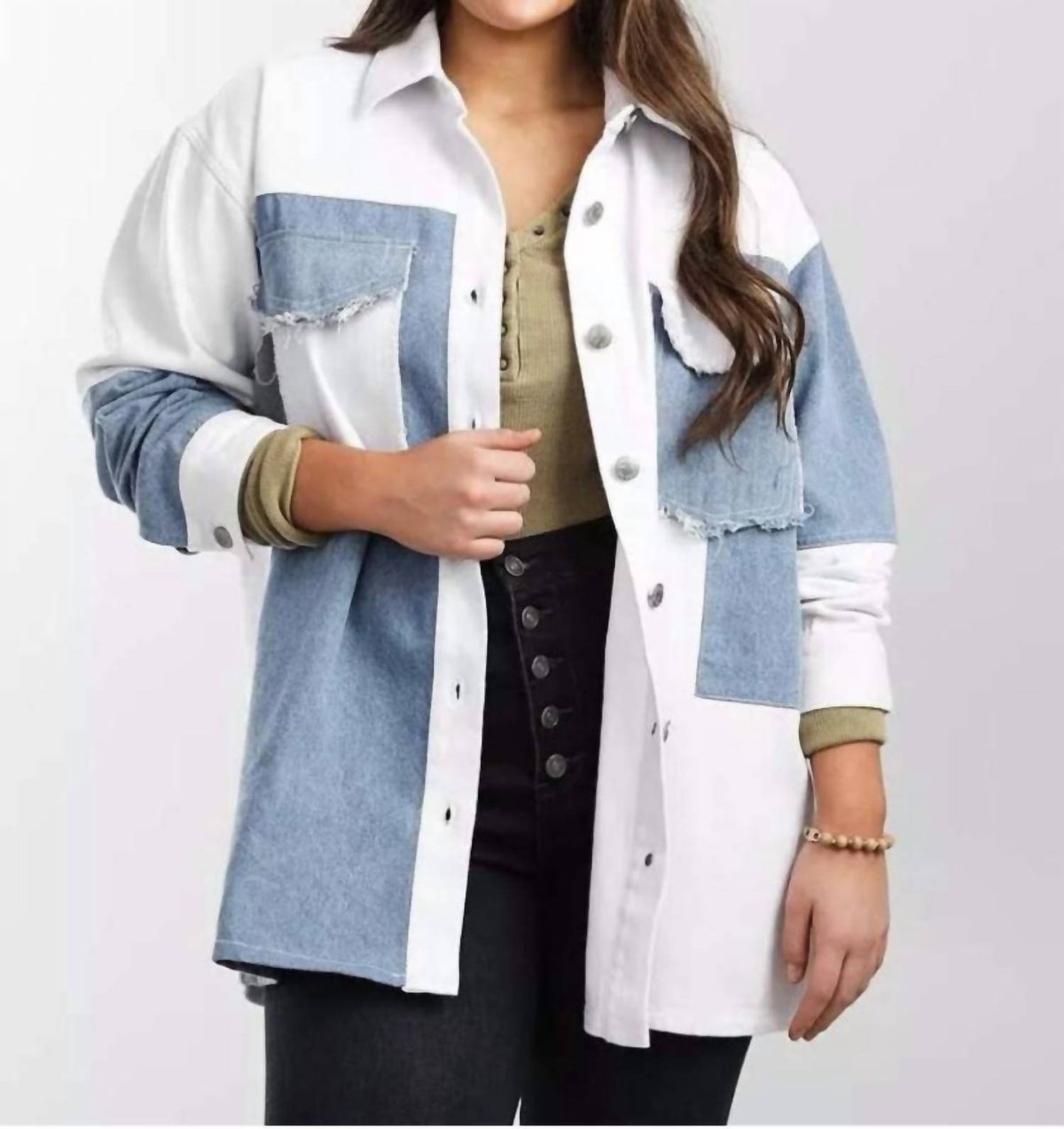 Miss Me - Woven Denim Jacket