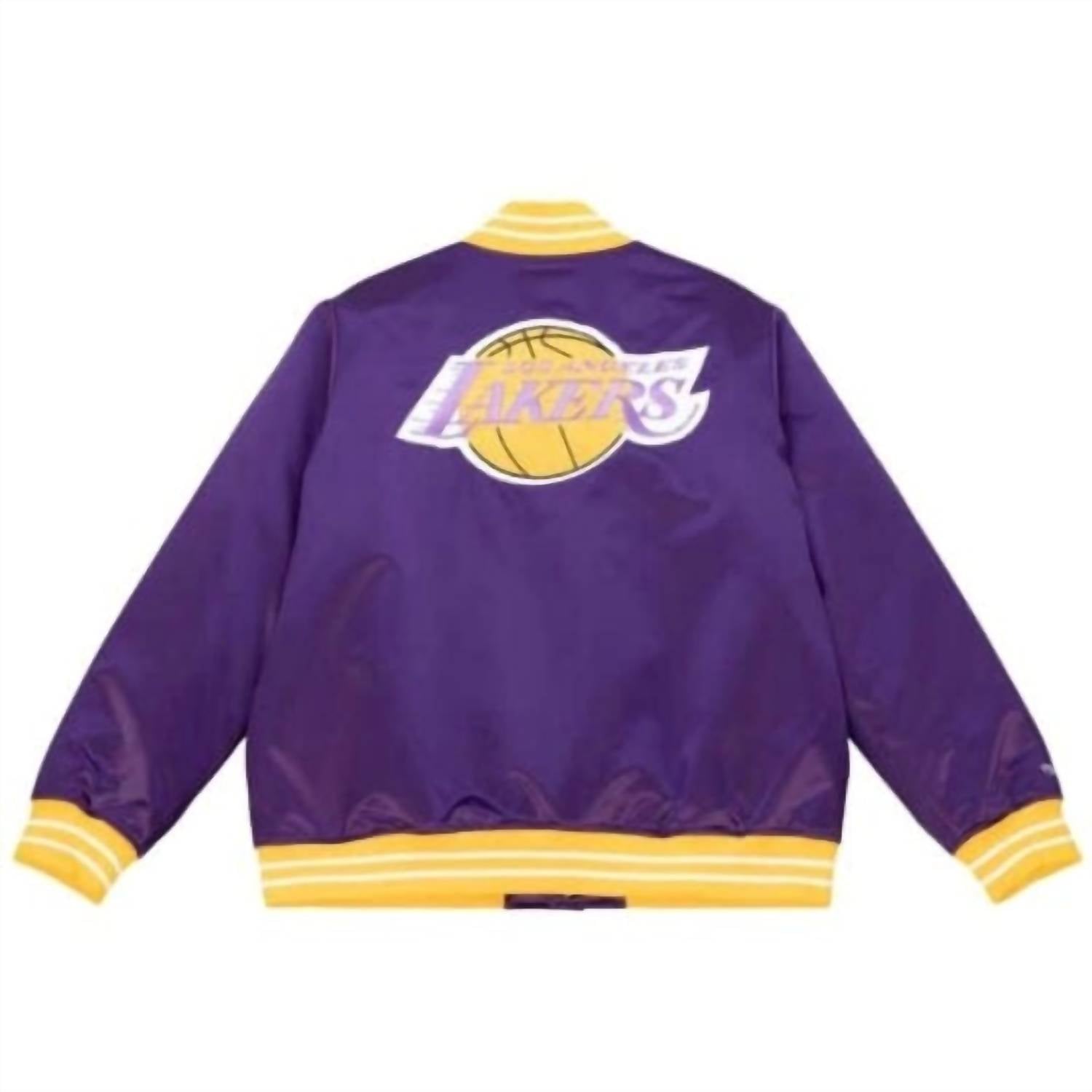 Mitchell & Ness - Men's Mitchell & Ness Nba Los Angeles Lakers Heavyweight Jacket - bomber - clothing - coats