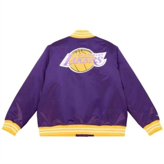 Mitchell & Ness - Men's Mitchell & Ness Nba Los Angeles Lakers Heavyweight Jacket - bomber - clothing - coats