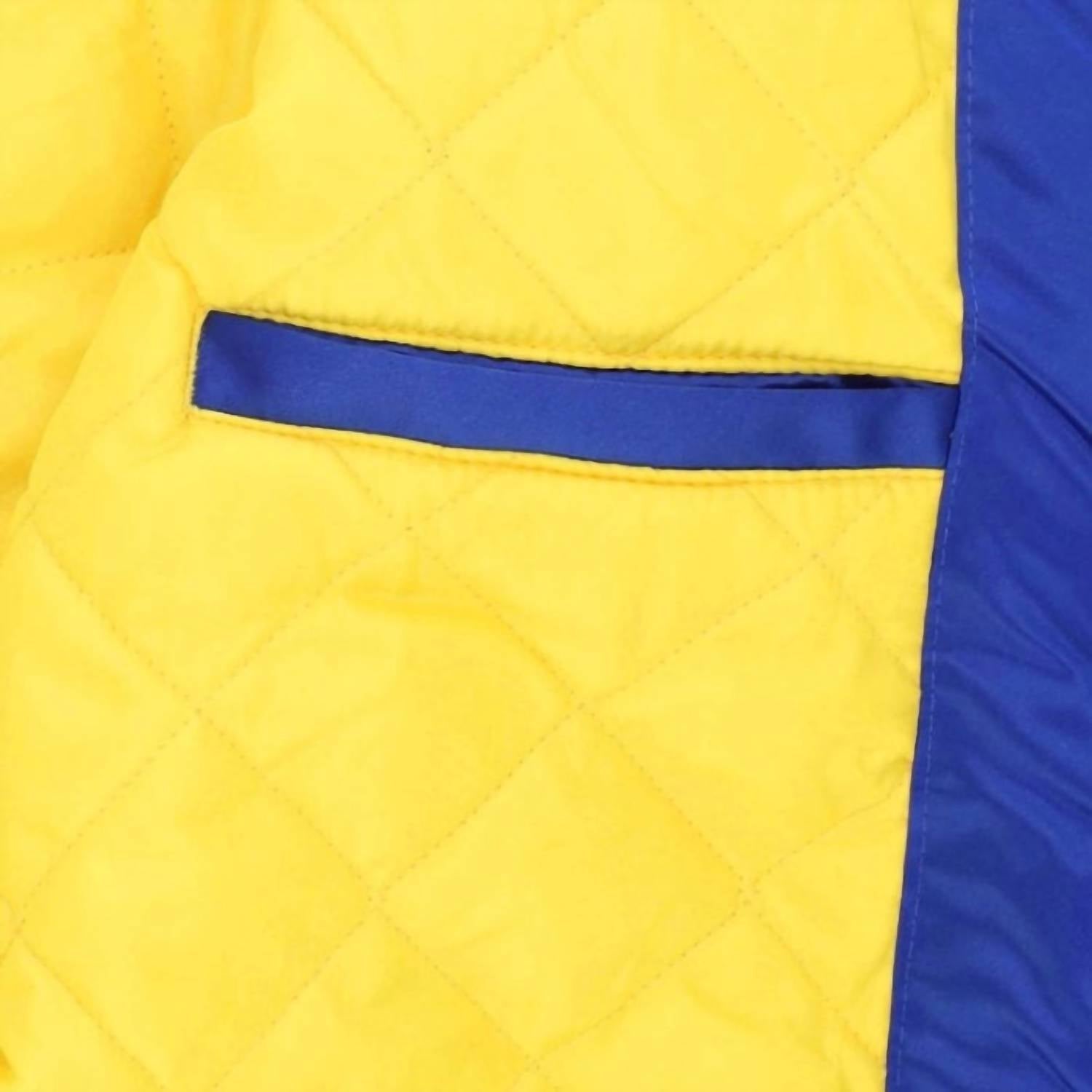 Mitchell & Ness - Men's Nba Golden State Warriors Heavyweight Jacket - blue - bomber - clothing