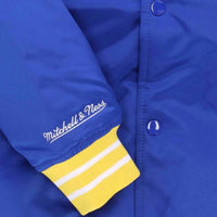 Mitchell & Ness - Men's Nba Golden State Warriors Heavyweight Jacket - blue - bomber - clothing