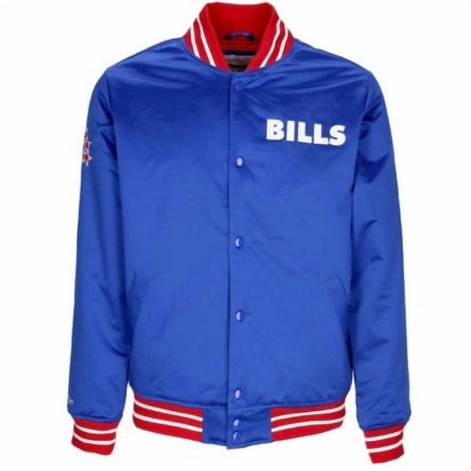 Mitchell & Ness - Nfl Buffalo Bills Heavyweight Jacket - blue - bomber - clothing
