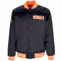 Mitchell & Ness - Unisex Nfl Cincinnati Bengals Heavyweight Jacket - black - bomber - clothing