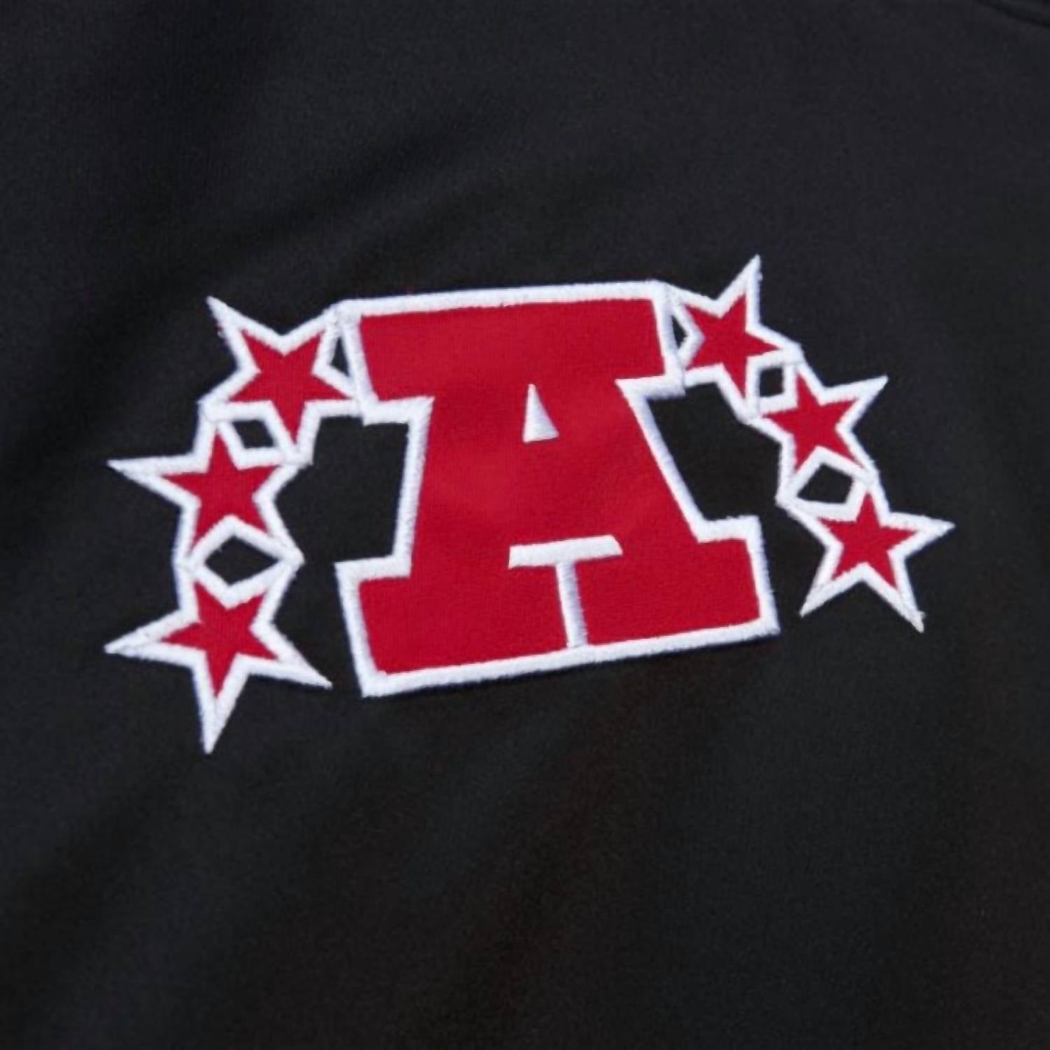 Mitchell & Ness - Unisex Nfl Cincinnati Bengals Heavyweight Satin Jacket - black - bomber - clothing