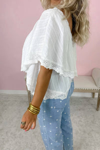 Mittoshop - Bloom Embroidered Lace Top
