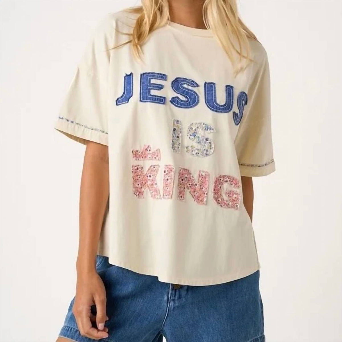 Mittoshop - Jesus Is King Oversized Tee