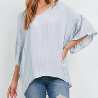 Mittoshop - Striped Tie Back Top