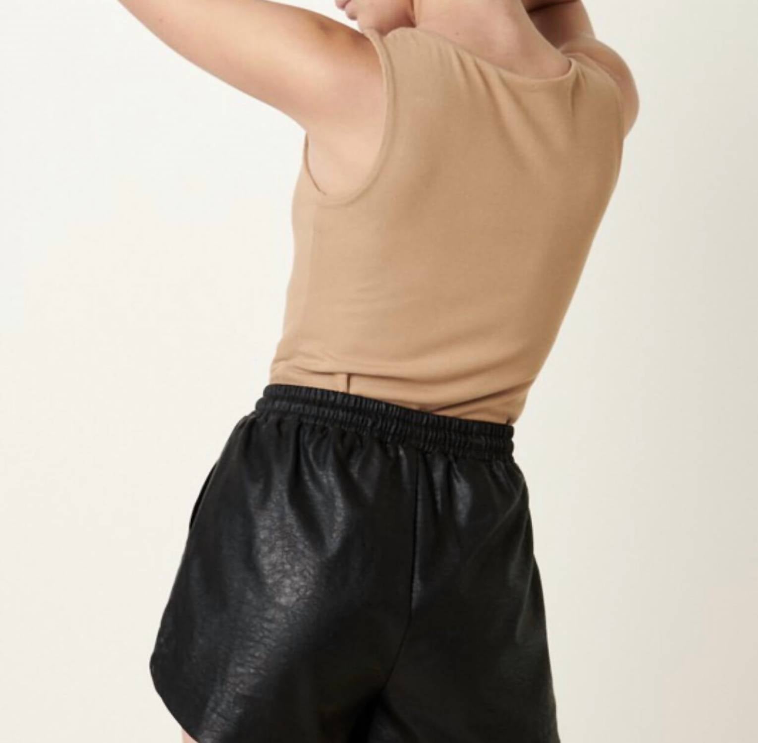 Mittoshop - Suzy Deep V - neck Bodysuit - bodysuits - brown - clothing