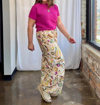 Mlle Gabrielle - Pull On Pants With Elastic