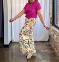 Mlle Gabrielle - Pull On Pants With Elastic