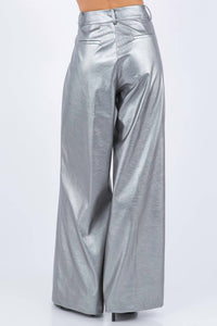 Moda Borboleta - High Waist Wide Leg Pants