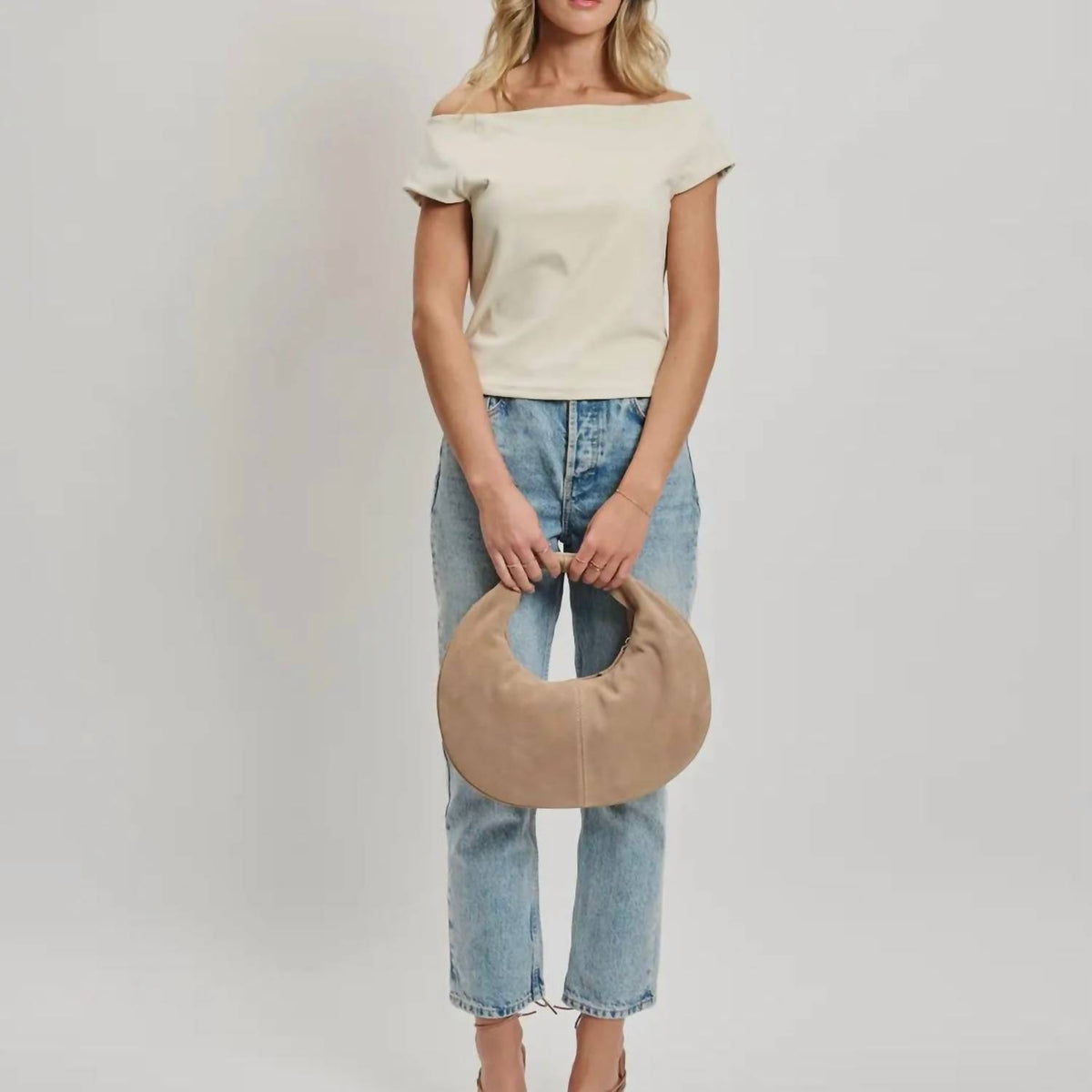 Moda Luxe - Farrah Suede Shoulder Bag