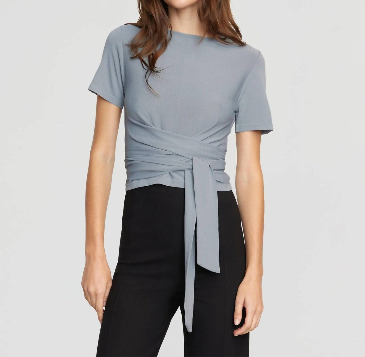 Modern Citizen - Jude Cropped Tie-front Top