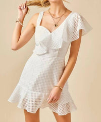 Modo Borboleta - One Shoulder Mini Dress