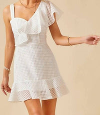 Modo Borboleta - One Shoulder Mini Dress