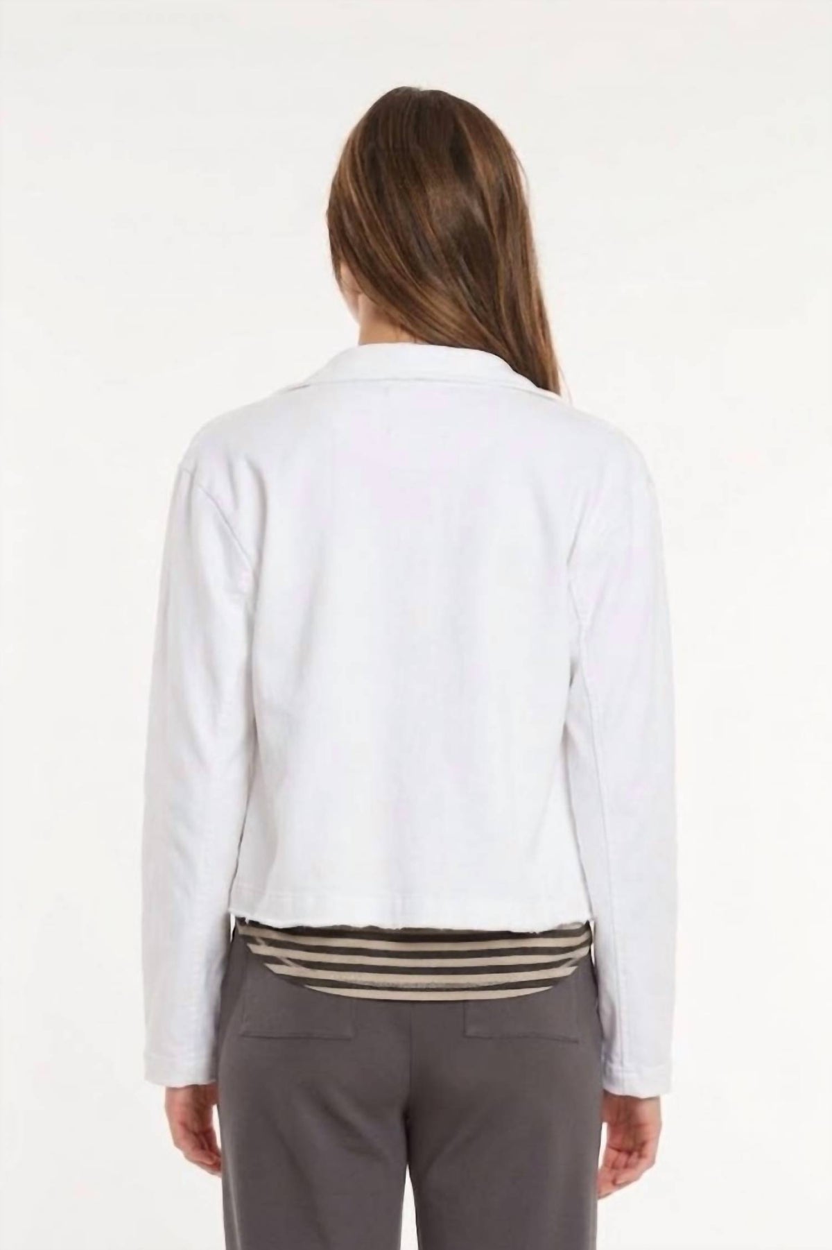 Mododoc - Double Breasted Crop Jacket