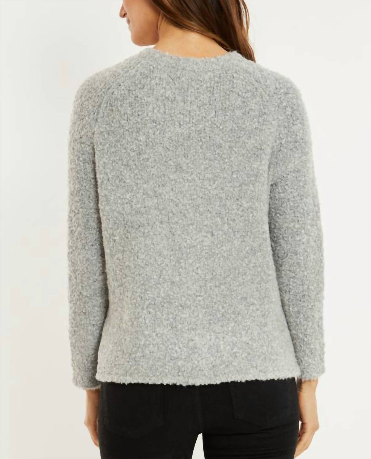 Mododoc - Open Crew Boucle Sweater