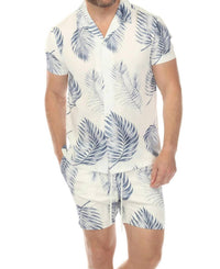 Mojito Collection - Button-down & Short's Swim Suit Cabana Set