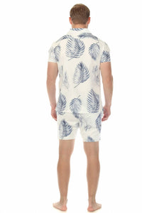Mojito Collection - Button-down & Short's Swim Suit Cabana Set