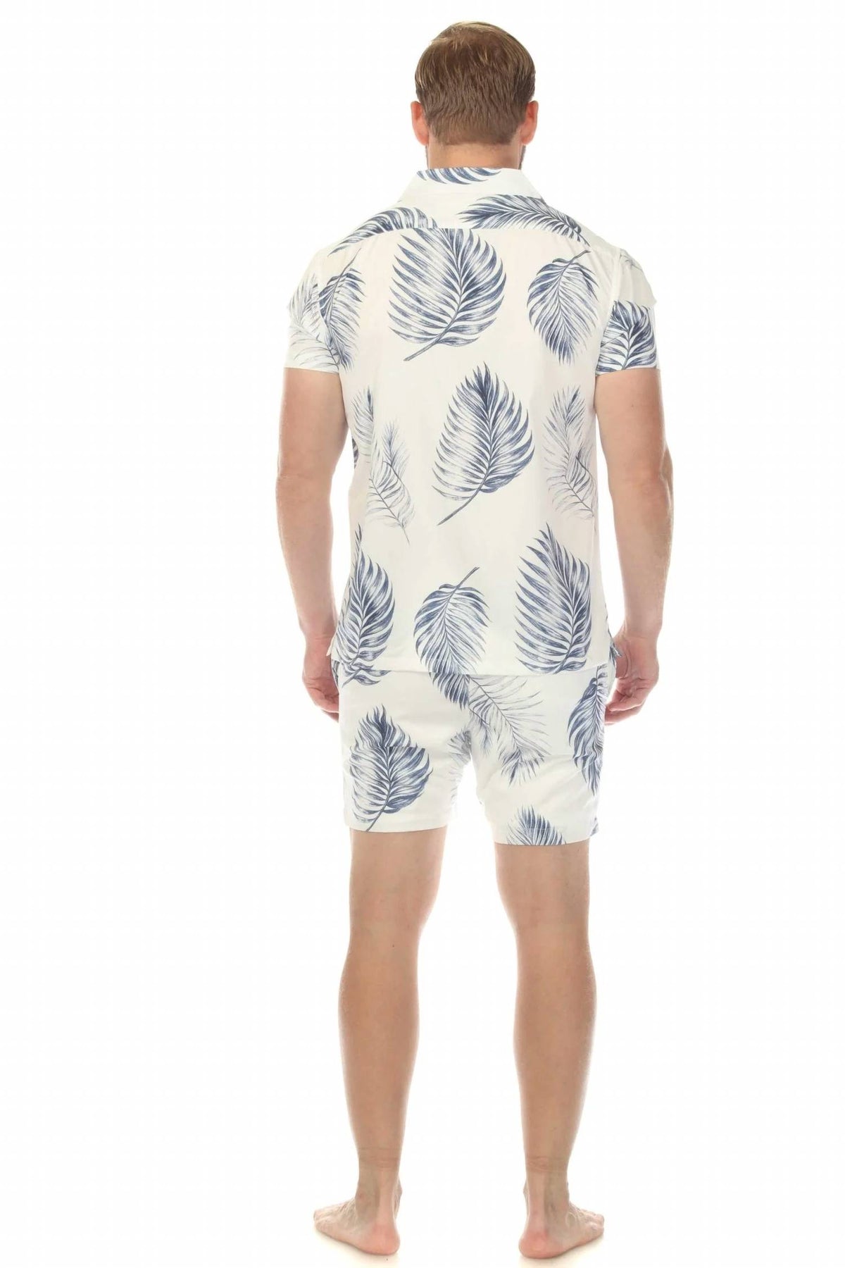 Mojito Collection - Button-down & Short's Swim Suit Cabana Set