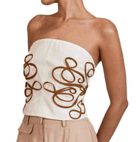 Mon Renn - Luna Embroidered Sleeveless Top