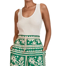 Mon Renn - Outline Knit Tank Top