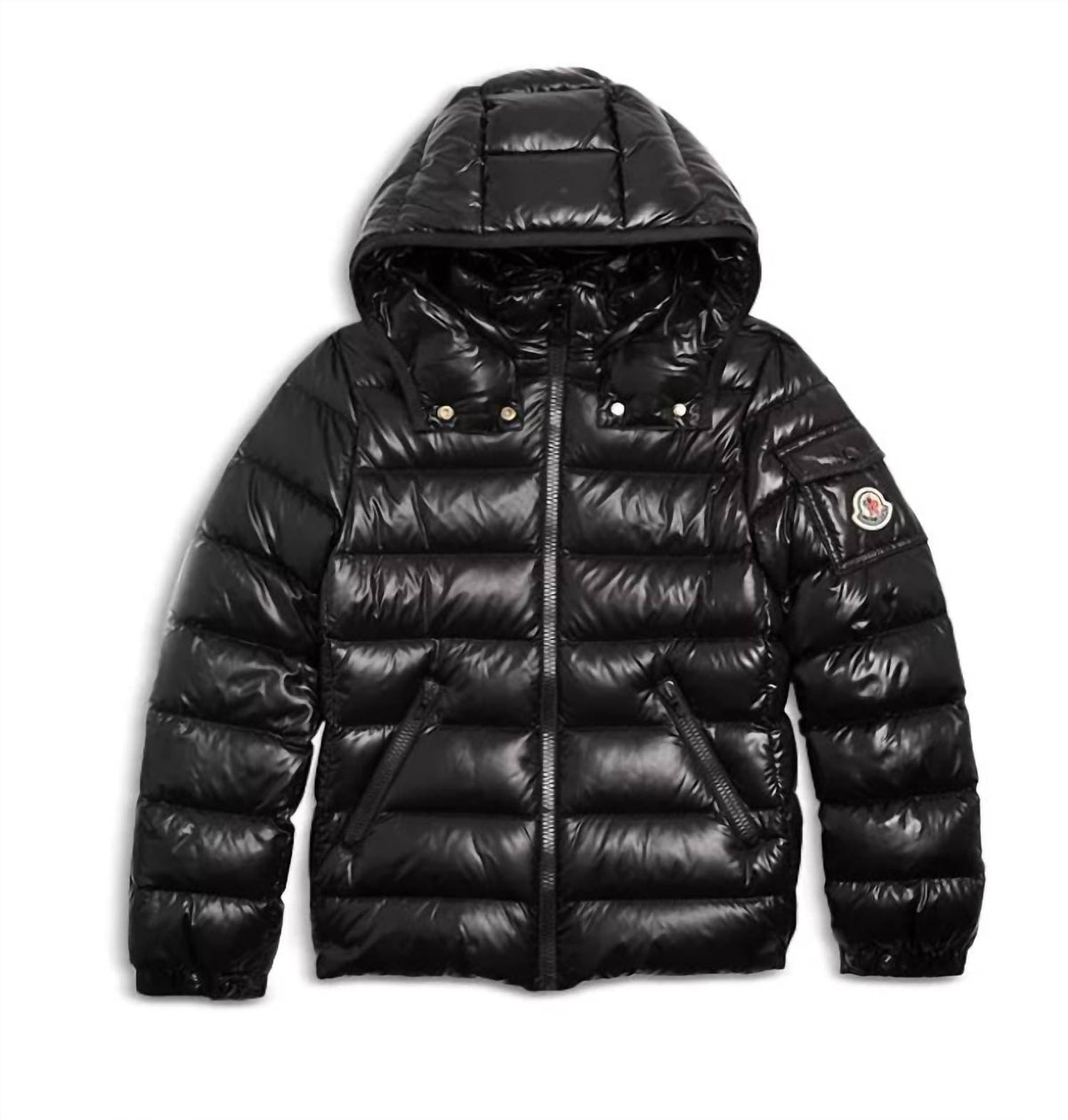 Moncler - Girl's Down Long Sleeve Puffer Jacket