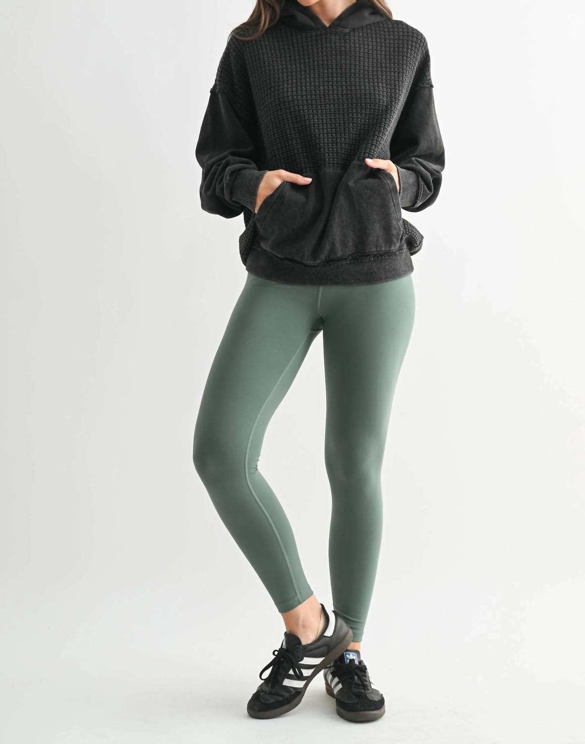 Mono B - Duality Waffle Knit Hoodie
