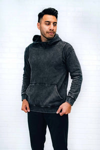 Mono B - Fleece Hoodie - black - clothing - cotton