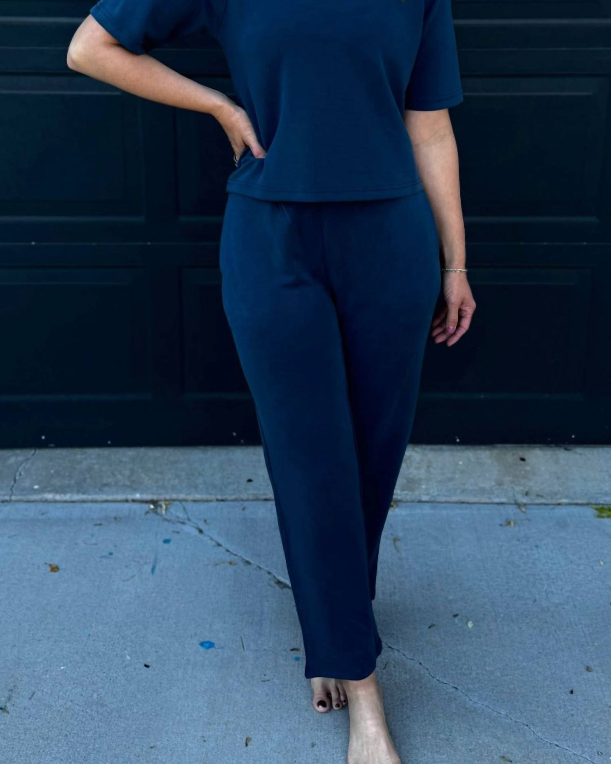 Mono B - Laguna Soft Drape Cropped Pants