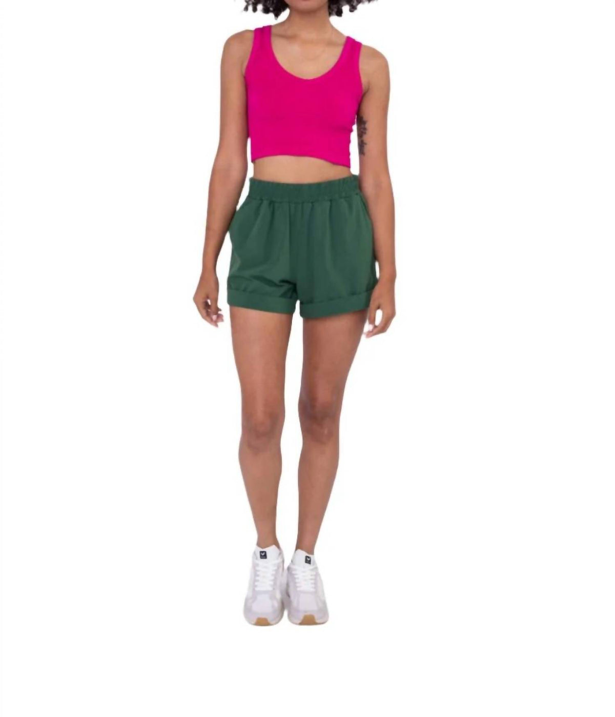Mono B - Ribbed Crop Tank