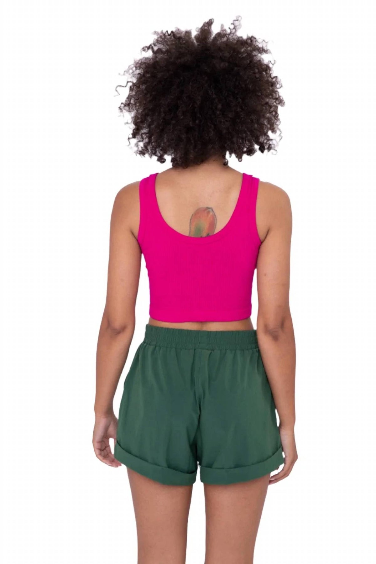 Mono B - Ribbed Crop Tank