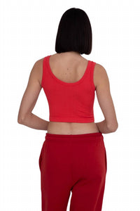 Mono B - Ribbed Crop Tank