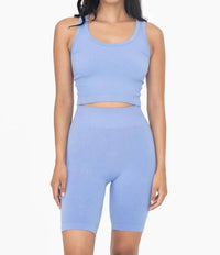 Mono B - Ribbed Crop Tank