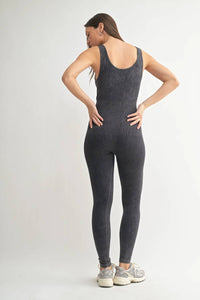 Mono B - Ribbed Seamless Sculpt Jumpsuit