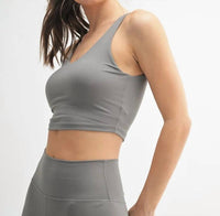 Mono B - Venice Cloud U Back Tank Top