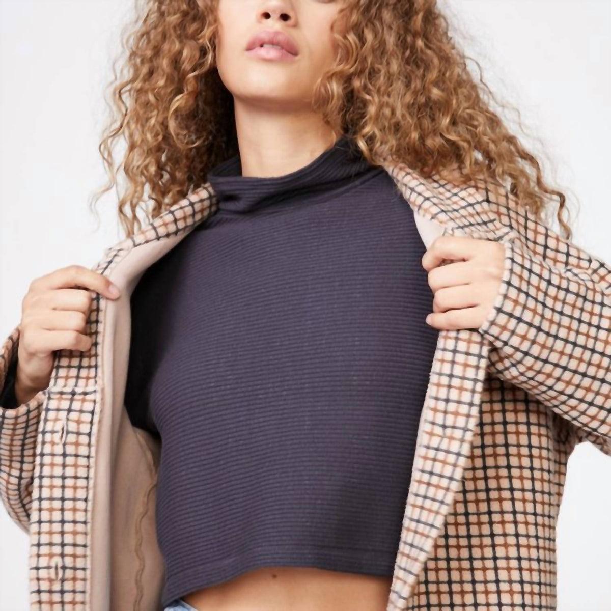 Monrow - TEDDY LONG JACKET