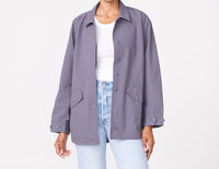Monrow - Women's Vintage Shirt Jacket