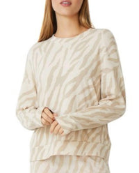 Monrow - Zebra Stripe Boxy Shirt Top