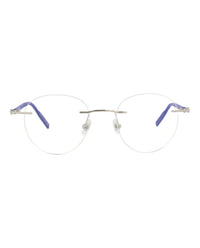 Montblanc - Men's Round-frame Metal Optical Frames