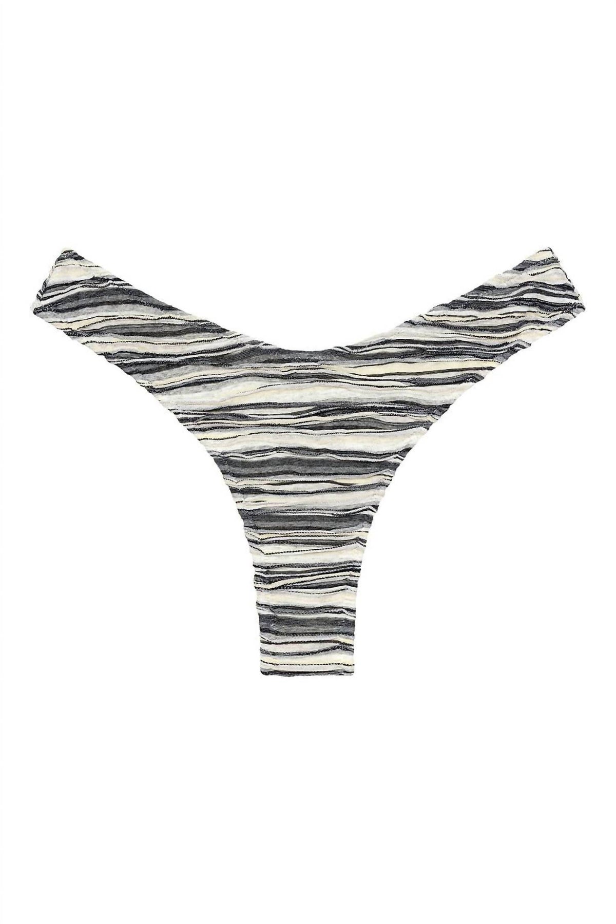 Montce - Added Coverage Lulu Zig-zag Stitch Bikini Bottom