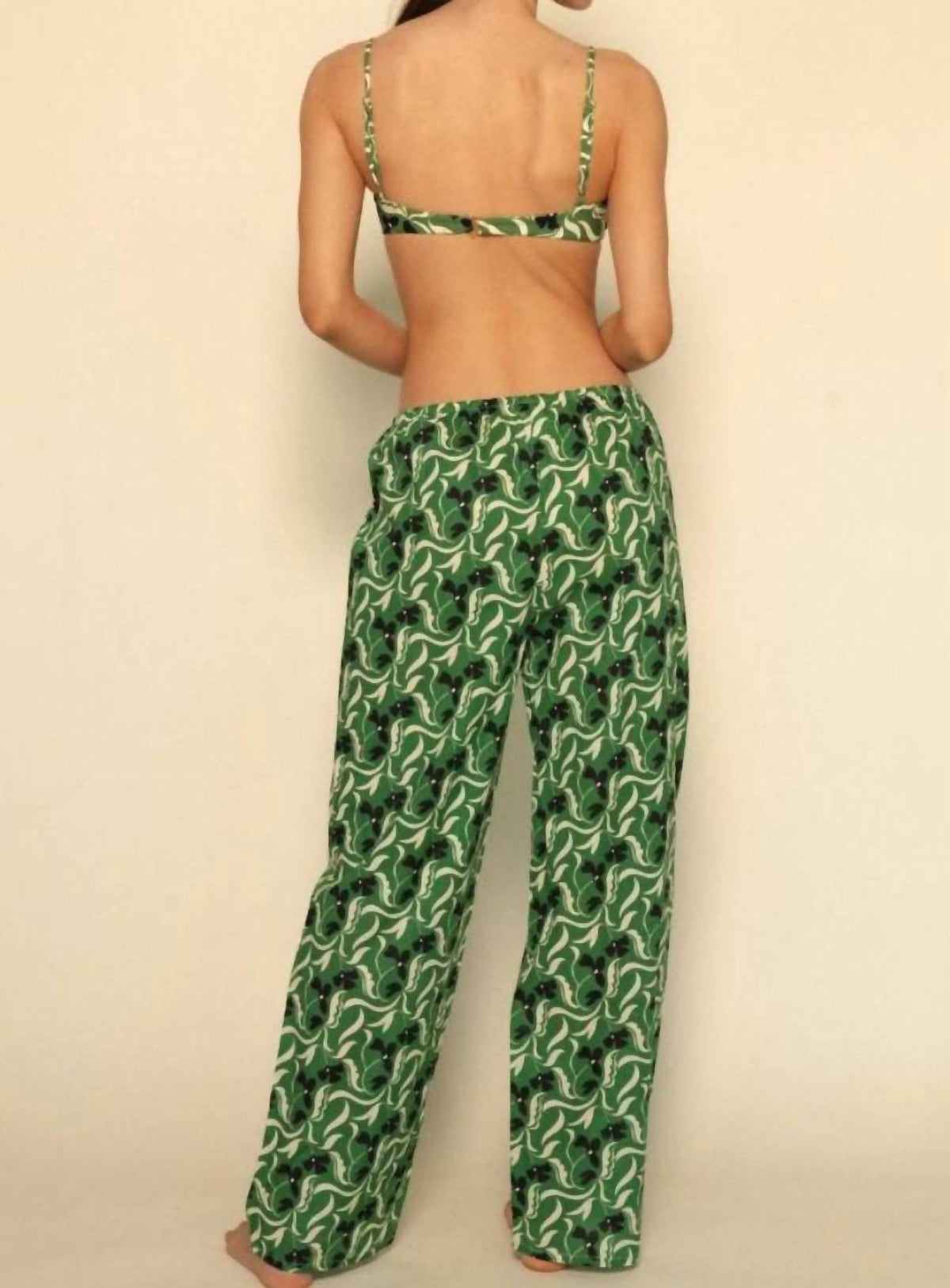 Montce - Drawstring Wide Leg Pant