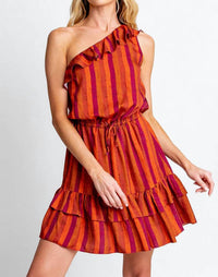 Monte - Adeline One Shoulder Mini Dress