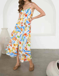 Moon River - Button Down Midi Dress
