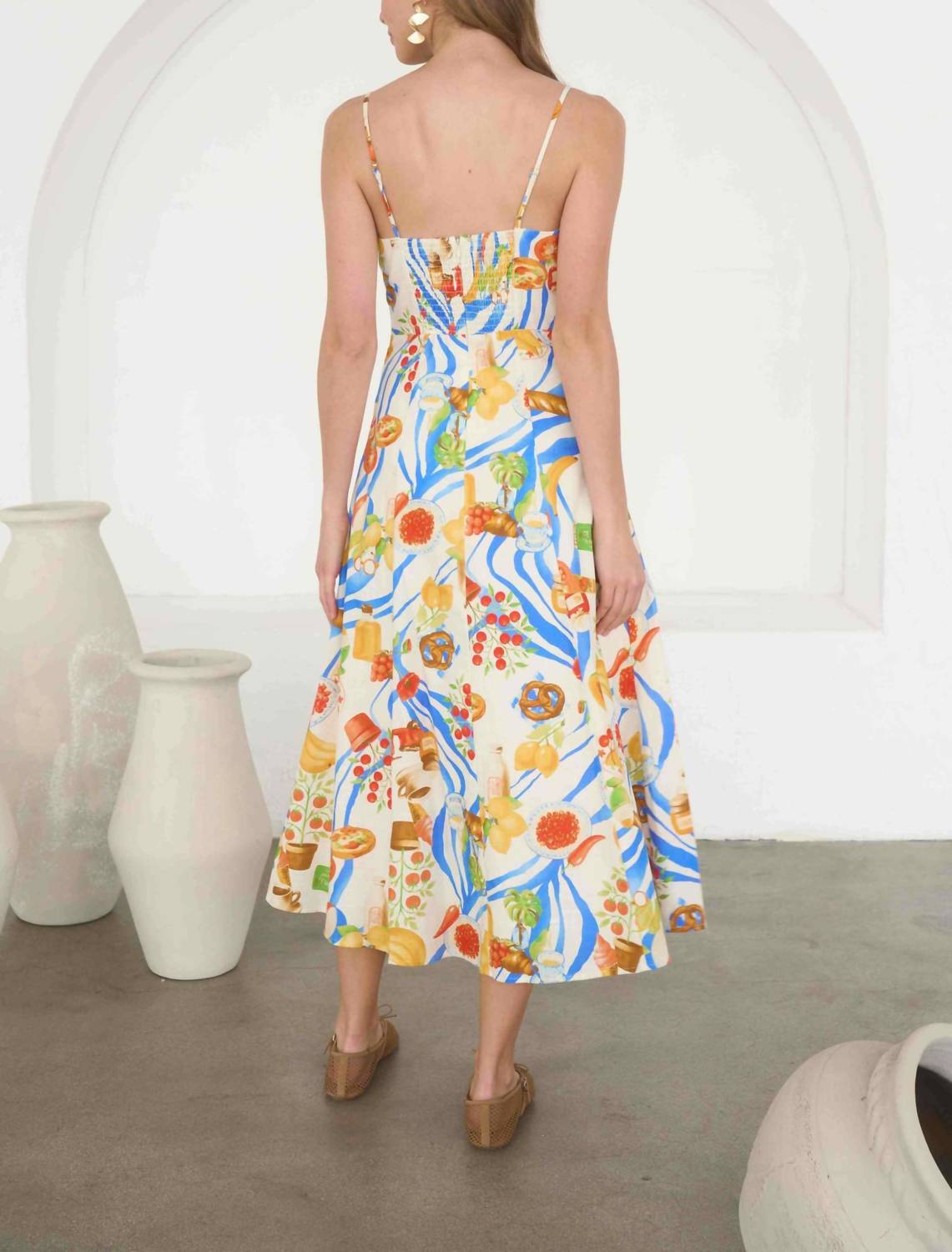 Moon River - Button Down Midi Dress