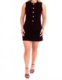 Moon River - Sleeveless Front Button Vest