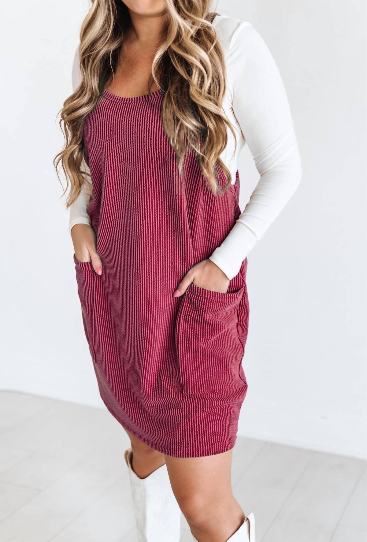 Moon Ryder - Wave Ribbed Tank Dress