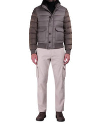 Moorer - Fur Collar Bomber Jacket
